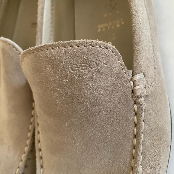 Geox Respira Men's Siron light tan Suede Slip On Loafers 43 EU, 10US - Picture 5 of 16